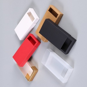 Scatole <span class=keywords><strong>Regalo</strong></span> Trasparenti <span class=keywords><strong>e</strong></span> Colorate con Personalità, Confezioni <span class=keywords><strong>di</strong></span> Alta Qualità in Carta Kraft Opaca con Cassetto - Product Image 6