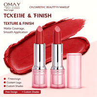 Rouge à lèvres mat personnalisé avec logo, 12 teintes, imperméable, longue tenue, haute couvrance, haute pigmentation, végan, sans cruauté, lisse, maquillage pour les lèvres