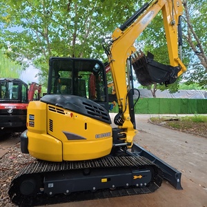 Presque neuf, mini-excavateur Kobelco SK55 d'occasion de haute qualité de 5 tonnes pour usage agricole et domestique. - Product Image 1