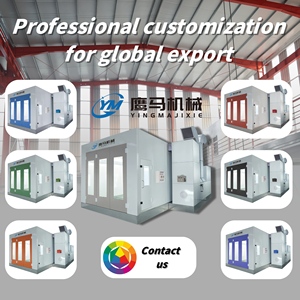 فرن تجفيف كهربائي عالي الجودة يعمل بالديزل لرش طلاء السيارات، معتمد من CE، بقوة 24 كيلو واط مع إضاءة LED، من المصنع مباشرةً - Product Image 3