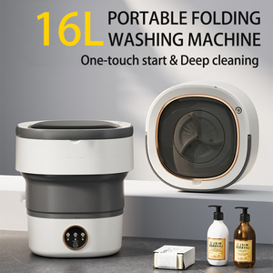 Lavadora Automática Plegable de 16L Mejorada con <span class=keywords><strong>Cesta</strong></span> de Centrifugado para Calcetines, Ropa Interior y Bragas, Ideal para Hogar, Hotel, Venta al por Mayor, OEM - Product Image 1