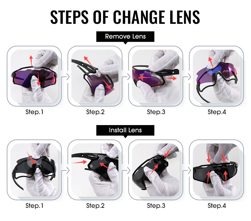 2024 New Wholesale SCVCN Cycling Glasses OEM UV400 Unisex Sports Bicycle Riding Mountain Bike Sunglasses Cycling Eyewear