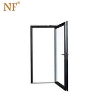 NFขายร้อนคุณภาพสูงอลูมิเนียมSwingประตูSelfปิดบานพับจากประเทศจีนผู้ผลิตที่กำหนดเองSwingออกแบบประตู
