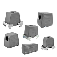 Capot de connecteur rectangulaire à entrée supérieure pour fournisseur, tous modèles, robuste, étanche IP65, conforme CE RoHS