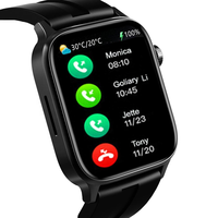 Prêt à Expédier Nouvelle Tendance Électronique Intelligente Montre Connectée Appel Téléphonique Reloj Inteligente Smartwatches pour iPhone et Android
