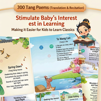 Livre sonore personnalisé pour enfants avec boutons, livre audio pour bébés, apprentissage de l'anglais, livres cartonnés