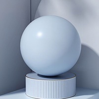 Ballon de yoga rond Aimai en PVC épaissi anti-explosion 55cm/65cm/75cm avec pompe et bouchon inclus pour exercices prénatals et entraînement des enfants