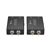 1 Ch vidéo 12G SDI Fiber Converter to BNC converter withbidirectional full 1080p/60hz SDI
