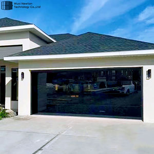 Porte de <span class=keywords><strong>garage</strong></span> en verre noir insonorisé antivol 16x8 à prix d'usine - Product Image 4