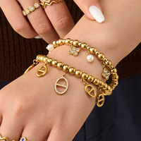 Bracelet en zircon 5A, style bague géométrique, bijoux pour femmes, ensemble de bijoux en gros, accessoire de mode pour usage quotidien pour femmes, vente en gros