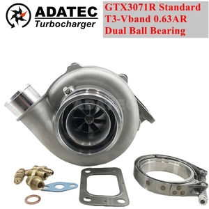 Nouvelle arrivée GTX3071R Performance Turbo T3-Vband 0.63AR GTX3071 Turbocompresseur 58mm 856801 Turbine avec double roulement à billes Gtx30 - Product Image 2