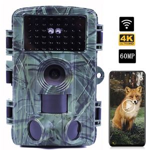 New Arrival 4K không dây săn bắn máy ảnh max 128GB Bộ nhớ 60mp hồng ngoại TRAIL máy ảnh Hoang Dã Trap cam - Product Image 1