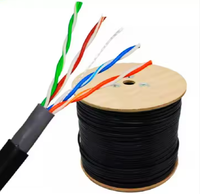 Câble UTP extérieur ODM M Cat5e à paire torsadée, anti-corrosion, pour travaux de câblage extérieur de bâtiments