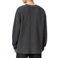 Sweat-shirt pour homme en coton 100% super doux, coupe décontractée, col rond, tricot gaufré, impression sérigraphique, collection automne, très vendu