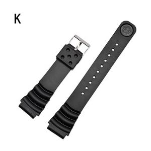 12mm 14MM 16MM 18mm 20mm 22mm correa de reloj de PVC para <span class=keywords><strong>Casio</strong></span> Sport Diving correa de pulsera de repuesto - Product Image 5