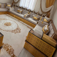 Banc en tissu Majlis arabe Jalsa pouf pour cafés écoles et meubles de maison-conception modulaire sectionnelle