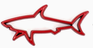 Metal Shark Body Stickers For Fender Self Adhesive Fashion <b>Car</b> <b>Decals</b> Decorative Side Emblem - Product Image 3