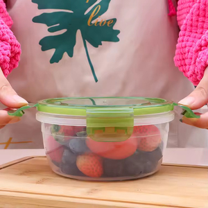 Juego de Recipientes Clásicos para Almacenamiento de Alimentos de Plástico PP Aptos para Microondas, para Refrigerador, Almuerzo, Frutas, <span class=keywords><strong>Carne</strong></span>, Miel - Product Image 4