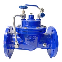 Sortie d'usine réglable 100X niveau d'eau télécommande hydraulique robinet à boisseau sphérique à flotteur