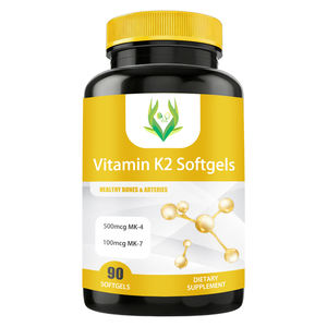 Vitamina K2 en Cápsulas Blandas de Marca Privada MK-4, Apoyo Cognitivo, MK-7, Salud Ósea, Apoyo Cardíaco y Arterial para Adultos, Activación Enzimática, Trans - Product Image 1