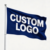 Vente en gros de drapeaux publicitaires personnalisés de toutes tailles, drapeaux standard 3x5, promotion, drapeaux personnalisés blancs, bannière