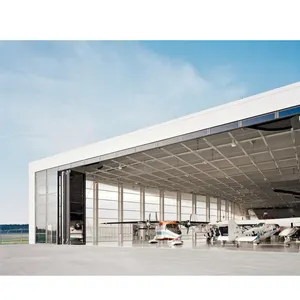 유연한 디자인 조립식 강철 구조물 창고 공항 건물