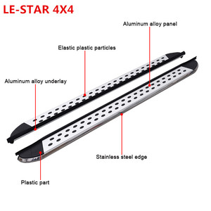 Estribos Laterales Universales <span class=keywords><strong>de</strong></span> Aluminio Le-star 4x4 para Modelos SUV - Product Image 2