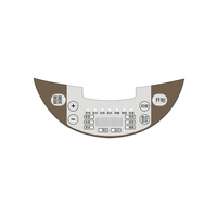 Servicio OEM Personalizado, Venta Directa de Fábrica, Panel de Interruptores Táctiles con Superficie de PET Impermeable y Control Gráfico