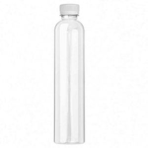 JUPENG Reusable Plastic Drink <b>Bottle</b>, 600Ml Transparent Beverage <b>Bottle</b> With Straw and Waterproof Lid, White <b>Box</b> Packaging - Product Image 6