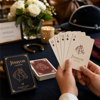 Cartes à jouer promotionnelles personnalisées, jeu de cartes en papier et emballage de marque pour événements B2B, cadeaux et activation en point de vente