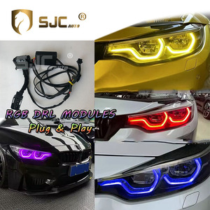 Accesorios para Automóviles SJC, Módulos RGB DRL CSL Plug and Play para Faros Delanteros de las Series M3, M4, F80, F82, F32, F36, Sistema de Iluminación RGB DRL - Product Image 3