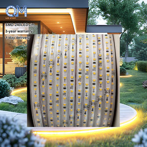 Tira de <span class=keywords><strong>LED</strong></span> <span class=keywords><strong>COB</strong></span> de Alto Voltaje QM 220V 110V, IP67 Impermeable, 50m 100m de Longitud, Sin Controlador, para Iluminación de Paisajes Exteriores - Product Image 1