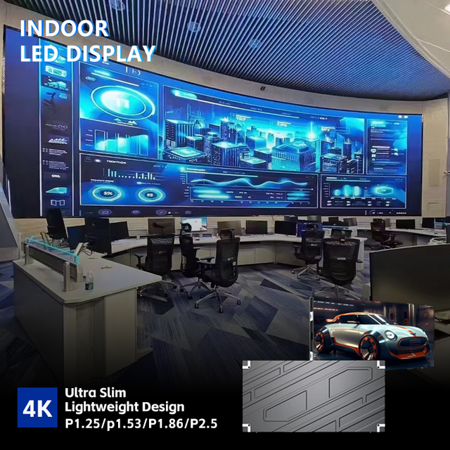 Fine Pitch P1.25 P2 4K Indoor LED Video Wall Module Full Color Advertising Display Screen