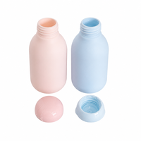Bouteille souple en PE de 100 ml en gros, vide, pour cosmétiques, avec bouchon à clapet, idéale pour l'emballage de shampoing de voyage