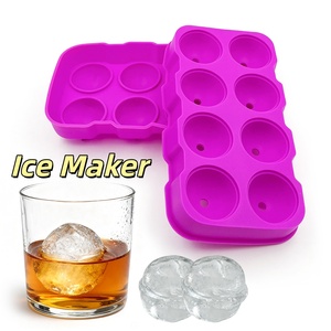 Bandeja de Hielo de Silicona Grande de 6 Cavidades, Bloques de Hielo Gigantes de Fusión Lenta para Bebidas Frías - Product Image 5