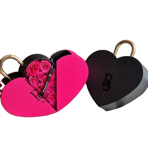 Factory Hot Sale Mother's Day Gift Mom Custom Valentine Chocolate Boxes Card Heart Shape Box For Flower