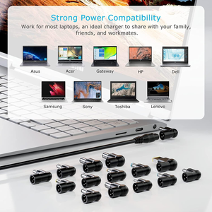 Chargeur universel pour ordinateur portable Belker 90W pour <span class=keywords><strong>HP</strong></span> Dell Lenovo <span class=keywords><strong>Acer</strong></span> Asus Samsung, adaptateur secteur avec port de charge rapide USB 5V 2.4A - Product Image 4