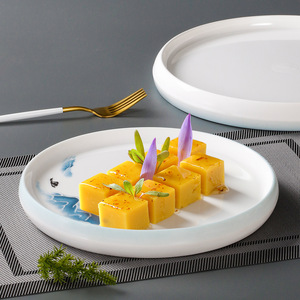 Xiangyuan <b>melamine</b> imitation porcelain <b>plates</b>, plastic <b>plates</b>, commercial cold dish <b>plates</b>, round <b>plates</b>, hotel plating - Product Image 1