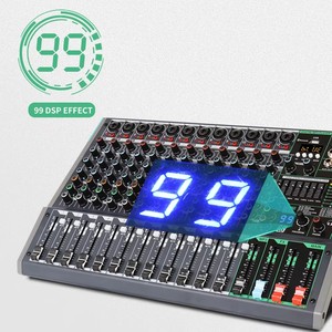 Bàn trộn âm thanh chuyên nghiệp kỹ thuật số 12 kênh Cooyinka tích hợp 99 hiệu ứng Reverb DSP dành cho nhạc DJ - Product Image 5