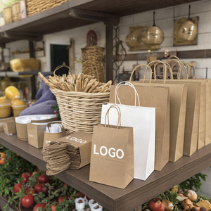 Bolsa de papel artesanal de estilo clásico Kraft personalizada, ropa interior organizadora, calcetines, piel, impresión Digital para un fácil almacenamiento - Product Image 3