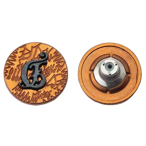 SANKO Factory <strong>Custom</strong> Engraved Classic <strong>Logo</strong> Pattern Nickel-Free Washable Clothes Jacket Metal Zinc Alloy Denim Jeans <strong>Buttons</strong> - Product Image 4