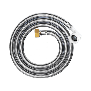 Moderne G1/2 pouces filetage en acier inoxydable entièrement automatique <span class=keywords><strong>Machine</strong></span> à <span class=keywords><strong>laver</strong></span> entrée d'eau <span class=keywords><strong>tuyau</strong></span> connecteur Extension universelle pour - Product Image 1