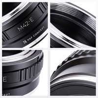 Adaptateur d'objectif K&F Concept M42-NEX pour objectifs à monture M42 sur Alpha A7s A33 Dsc-hx300