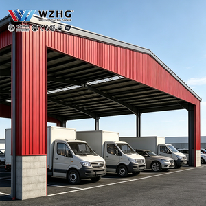 Diseño de estructura de acero para almacén con opción de oficina y almacenamiento combinados, opciones de materiales de construcción, planificación del diseño del almacén - Product Image 1