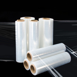 Rollo de película elástica de PE, película de embalaje transparente, embalaje de micrófono, Flexible, multifuncional, personalizado - Product Image 3