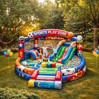 Nouvelle conception Château gonflable Mario Bros pour tout-petits, combo château de saut gonflable en PVC 0,55 mm certifié CE, en solde, pour enfants IFUN