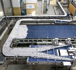 Fabrika özelleştirilmiş şişe birikimi masa üstü içecek için konveyör sistemi - Product Image 5