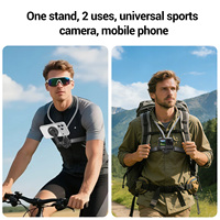 Support magnétique pour téléphone portable universel, accessoire étanche, hauteur réglable, sangle anti-vibration, connexion, respectueux de la peau