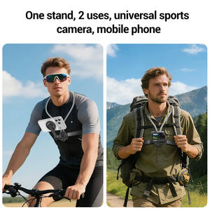 Support magnétique pour téléphone portable universel, accessoire étanche, hauteur réglable, sangle anti-vibration, connexion, respectueux de la peau - Product Image 2