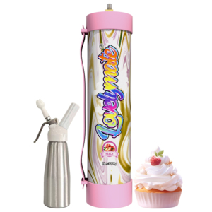 Cilindro de CO2 Lovelymate Cream Whipper de 3000g, Herramienta Metálica para Postres, Diseño de Melocotón, en Stock - Product Image 1